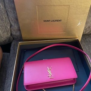 YSL bag (phone wallet with chain)